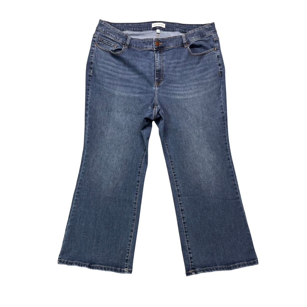 Lane Bryant‎ High Rise Boot Curvy Fit Flex Magic Waistband Dark Wash Size 24S